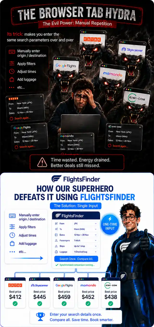 Browser tab hydra