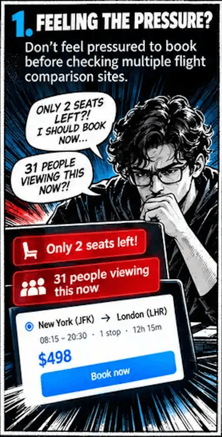 Knowledge Hack &mdash; Resist booking pressure &mdash; step 1