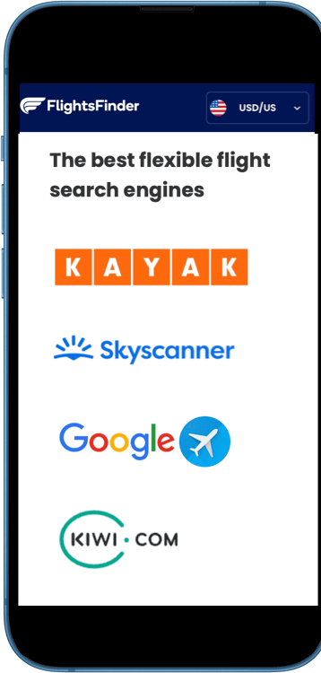Which search engines are best for flexible flight searches?