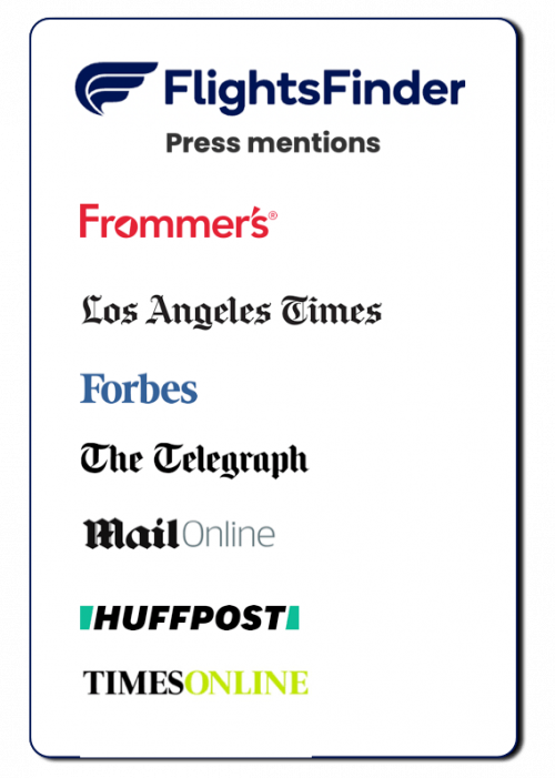 Who recommends FlightsFinder.com?