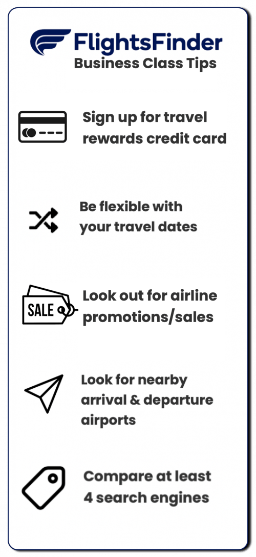 How to get the cheapest business class flights? Top 5 tips.