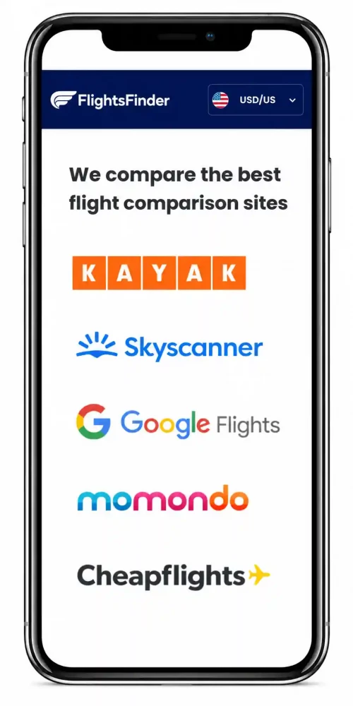 Which comparison site has the cheapest flights?
